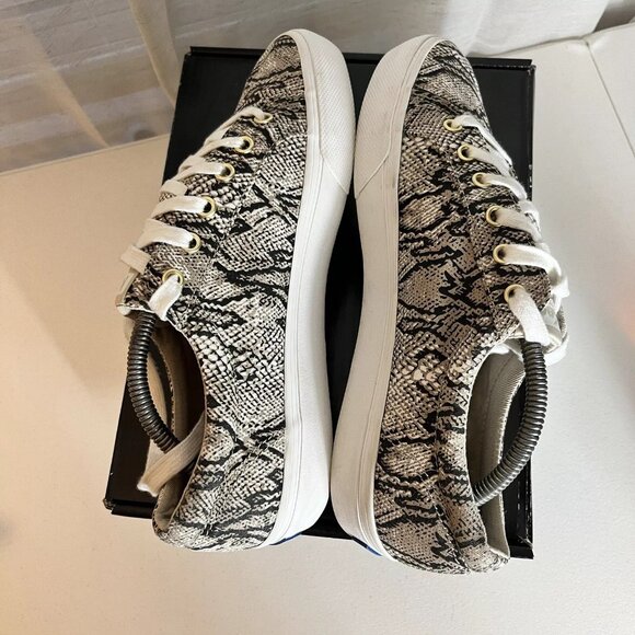 Keds Jump Kick Sneakers Womens Size 9.5 Python Snake Print Canvas Lace Up EUC! - Picture 7 of 11